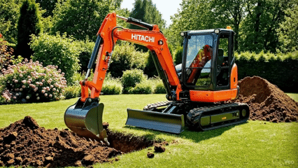 Animace výkopových prací